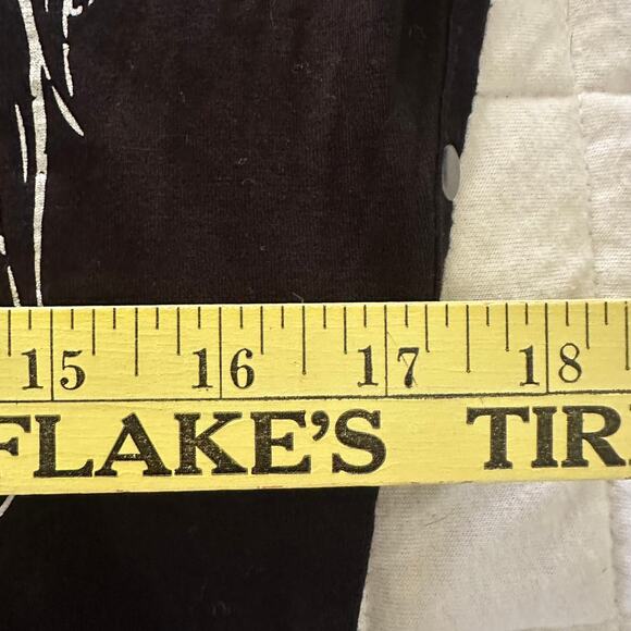 HARLEY DAVIDSON Top Womens Small Black Fitted Tee Graphic Studded Retro Y2K - Picture 7 of 9